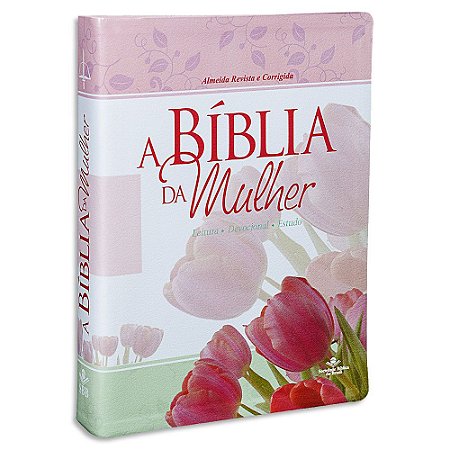 A Bíblia da Mulher RC Letra Grande capa Tulipa