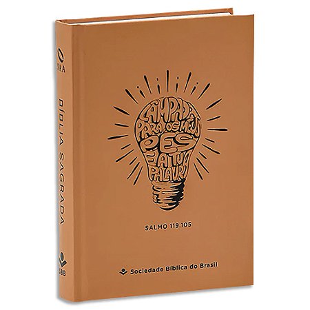 Bíblia Sagrada NAA Letra Maior capa dura Laranja