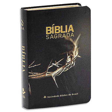 Bíblia Sagrada NAA capa Coroa Edição de Bolso