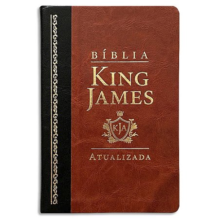 Bíblia King James Atualizada Marrom e Preta