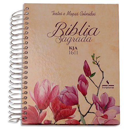 Bíblia King James 1611 Letra Grande Magnólia