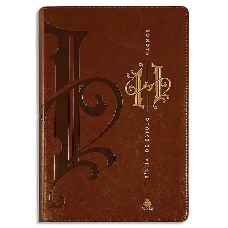 Bíblia de Estudo Hagnos com texto King James capa Marrom