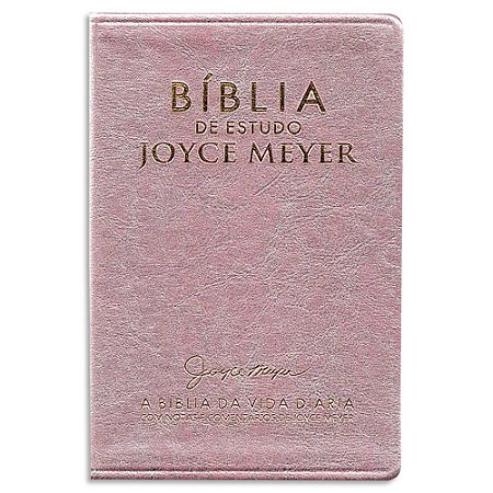 Bíblia de Estudo Joyce Meyer Rosa