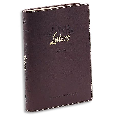Bíblia Sagrada com reflexões de Lutero Letra Grande | NAA | Marrom