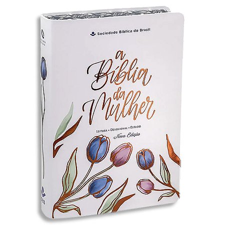 A Bíblia da Mulher NAA | Letra Grande | Tamanho Portátil | Capa Tulipa
