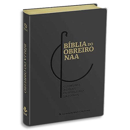 Bíblia do Obreiro NAA Capa Luxo Preta