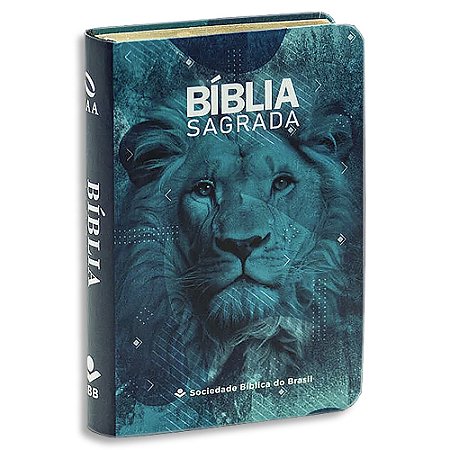 Bíblia Sagrada NAA Edição de Bolso Leão Azul