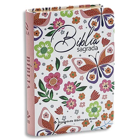 Bíblia Sagrada NAA Edição de Bolso Borboletas