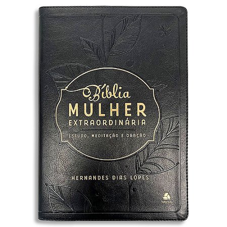 Bíblia Mulher Extraordinária | King James | HDL | Preta