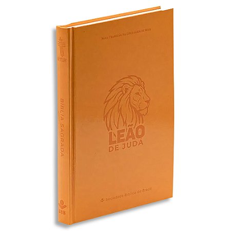 Bíblia NTLH Capa Dura Laranja Leão