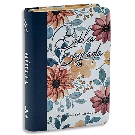 Bíblia de Bolso Evangélica NAA capa Flores