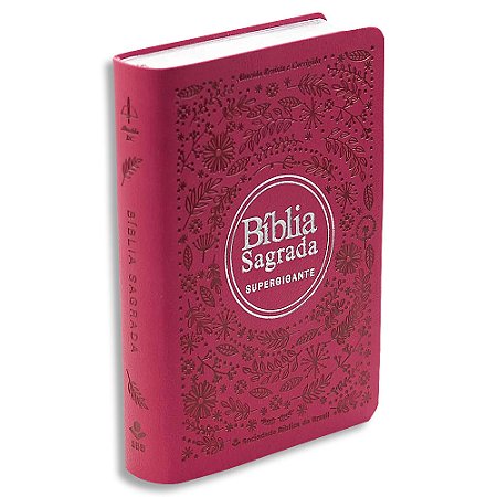 Bíblia Letra SuperGigante ARC Rosa