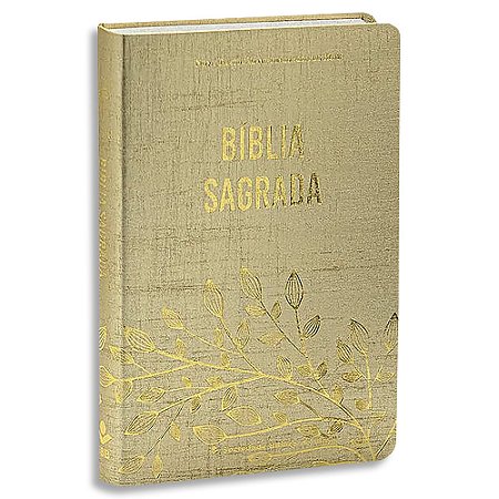 Bíblia NTLH Letra Grande Capa Semi Flexível Dourada