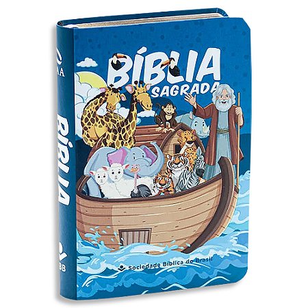 Bíblia Infantil NAA Letra Regular Capa Semi Flexível Ilustrada