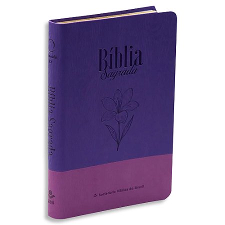 Bíblia ARA Letra Grande Capa Orquídea e Malva