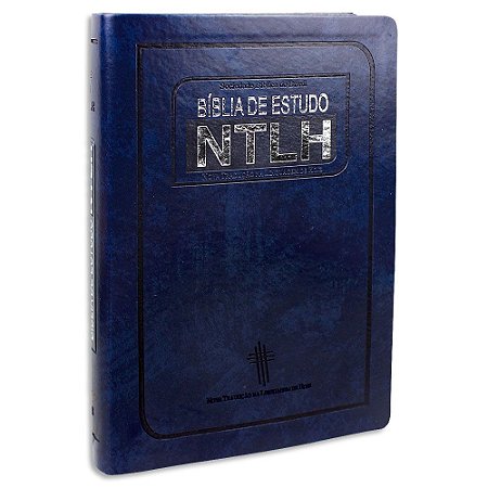 Bíblia de Estudo NTLH Azul Média