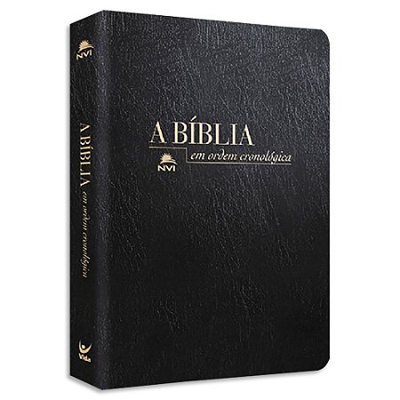 Bíblia NVI em Ordem Cronológica Luxo Preta