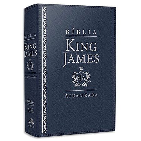 Bíblia King James Atualizada Letra Grande Azul