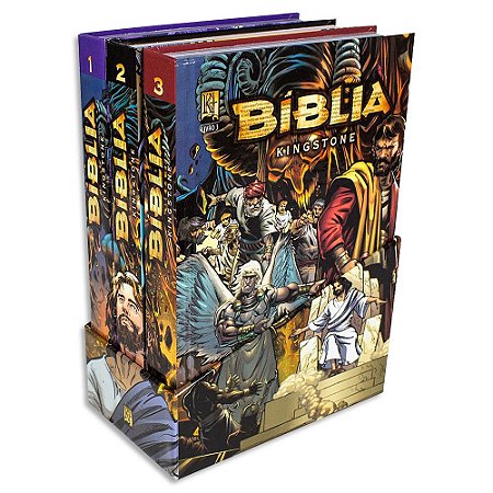 Bíblia em Quadrinhos Kingstone 3 Volumes