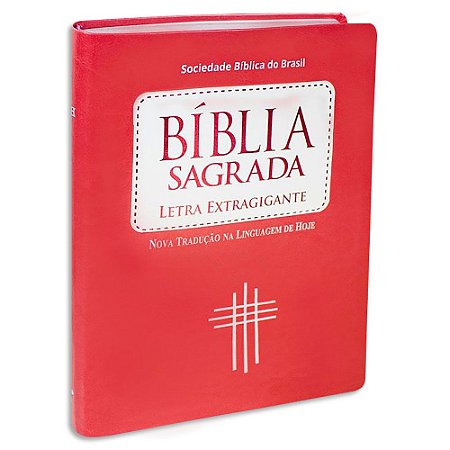 Bíblia Sagrada NTLH Letra ExtraGigante Pêssego