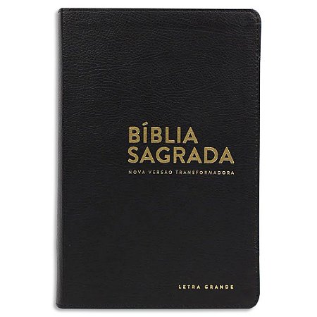 Bíblia NVT Letra Grande Luxo Preta
