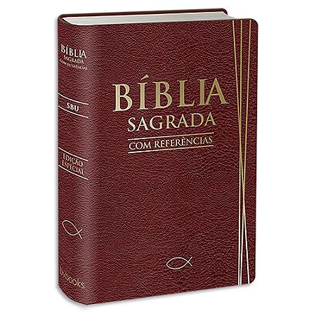 Bíblia Sagrada com Referências Vinho Edição Especial