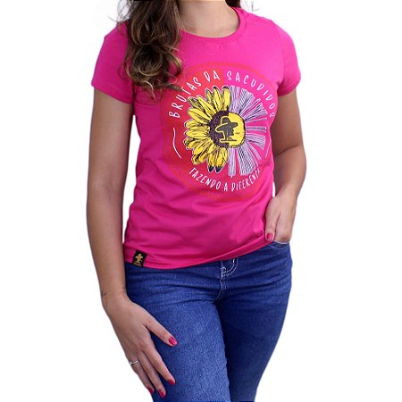 Camiseta Sacudido's Feminina - Brutas - Pink