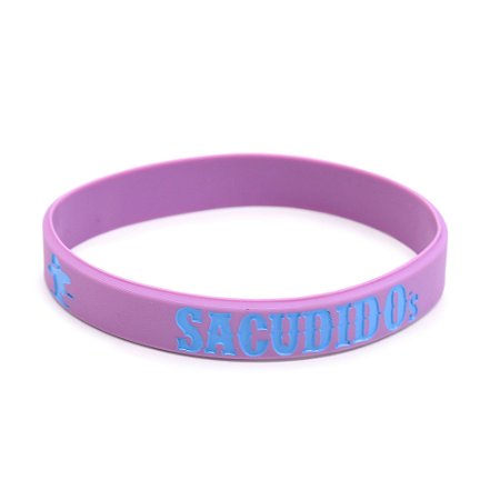 Pulseira Silicone Sacudido´s - 1 UN - Lilás marca Azul Céu