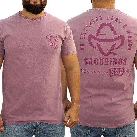 Camiseta Sacudido's Estonada - Vinho