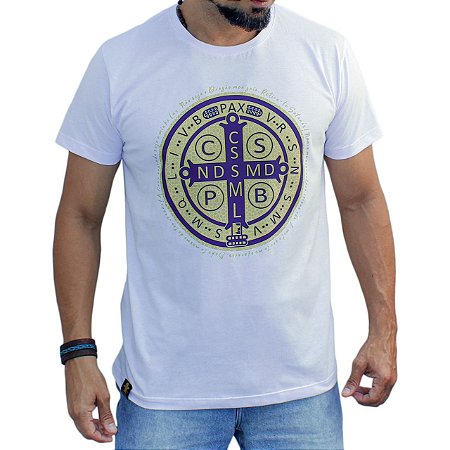 Camiseta Sacudido's - São Bento - Branco