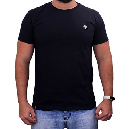 Camiseta Sacudido's - Básica - Preto e Branco
