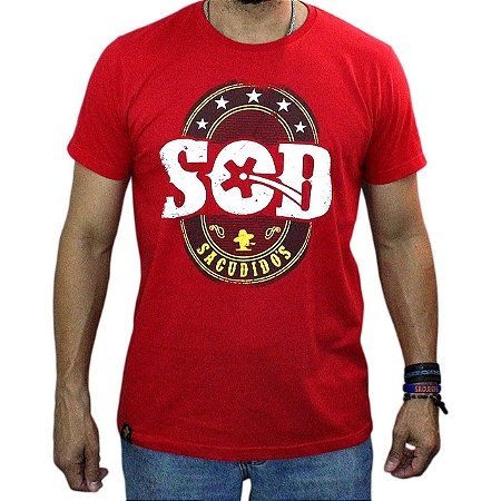 Camiseta Sacudido's - SCD - Vermelha