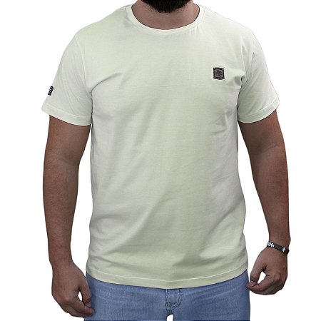 Camiseta Sacudido's - Logo Especial - Marfim