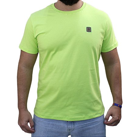 Camiseta Sacudido's - Logo Especial - Verde Limão