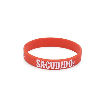 Pulseira Silicone Sacudido´s 1UN Vermelho Sangue marca Branca