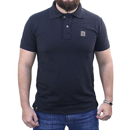 Camiseta Polo Sacudido's - Preto