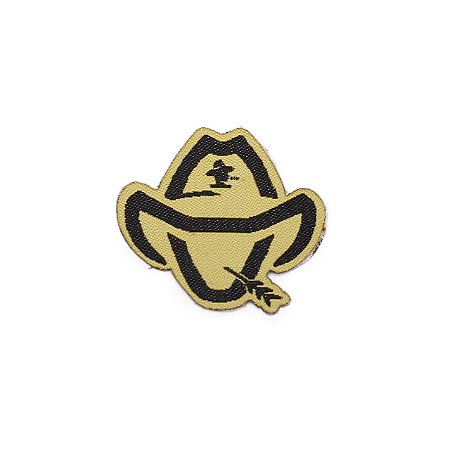 ADESIVO DE CHAPÉU SACUDIDO´S - LOGO ESTILIZADO - DOURADO