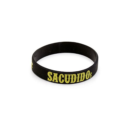 Pulseira Silicone Sacudido´s 1UN Preto marca Amarelo