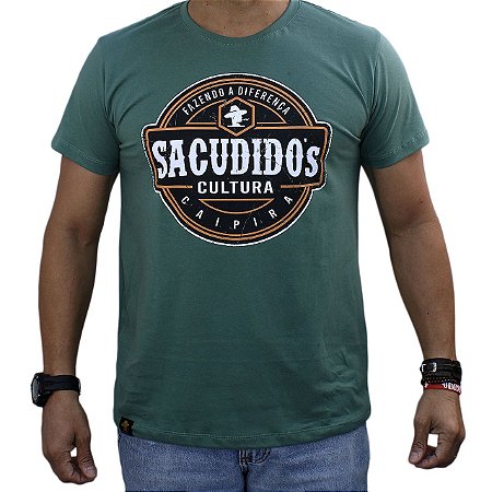 Camiseta Sacudido's - Cultura - Verde Musgo