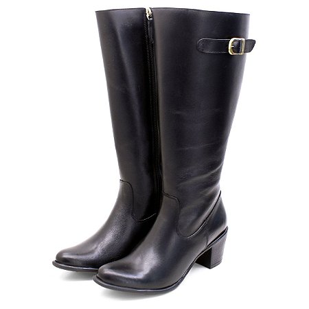 Bota Sacudido´s Feminina Cano Alto - Preto