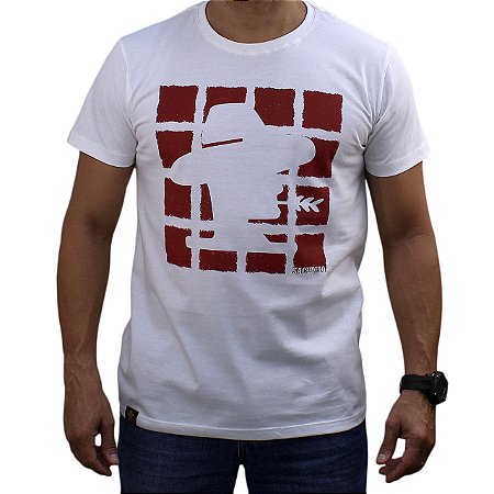 Camiseta Sacudido's - Quadrado - Off White