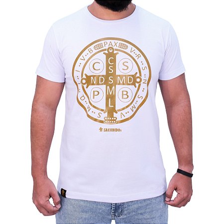 Camiseta SCD Plastisol - São Bento - Branca