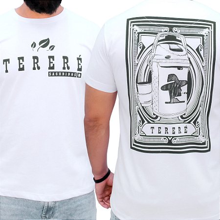 Camiseta Sacudido's - Tereré - Branca