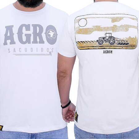Camiseta SCD Plastisol - AGRO - Branca