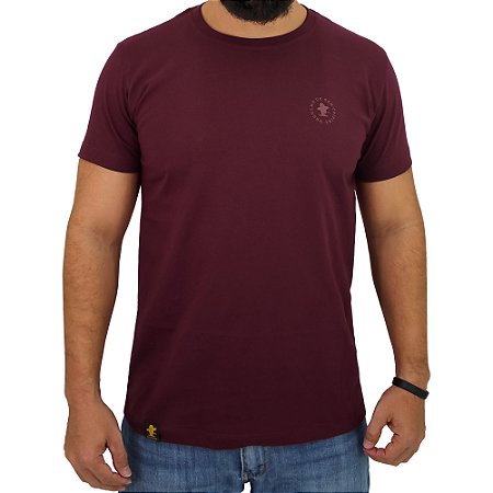 Camiseta Sacudido's - Logo Especial - Vinho