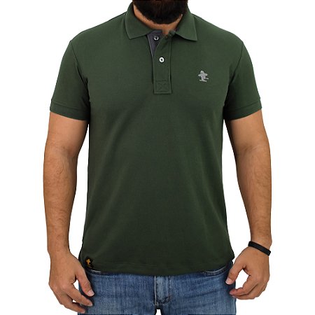 Camiseta Polo Sacudido's - Verde Musgo