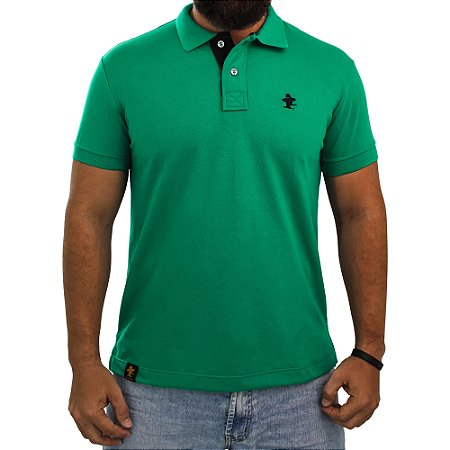 Camiseta Polo Sacudido's - Verde Jade