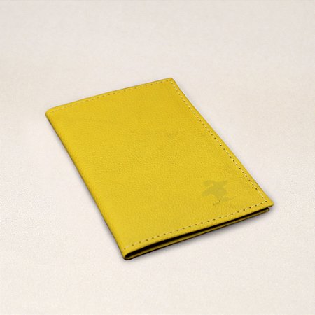 Porta Cartão Sacudido's - Napa Amarela