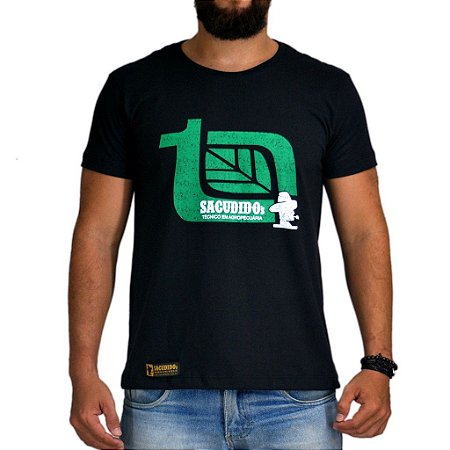 Camiseta Sacudido's - Técnico Agropecuária - Preto