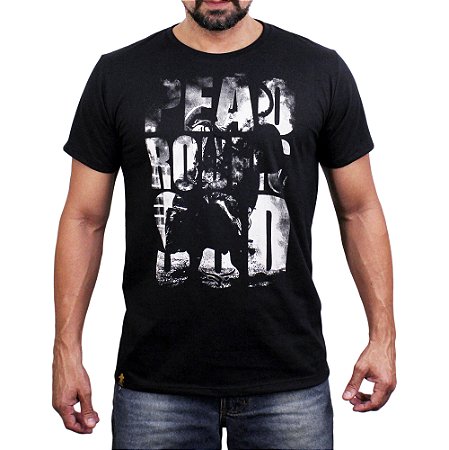 Camiseta Sacudido's - Peão de Rodeio - Preto